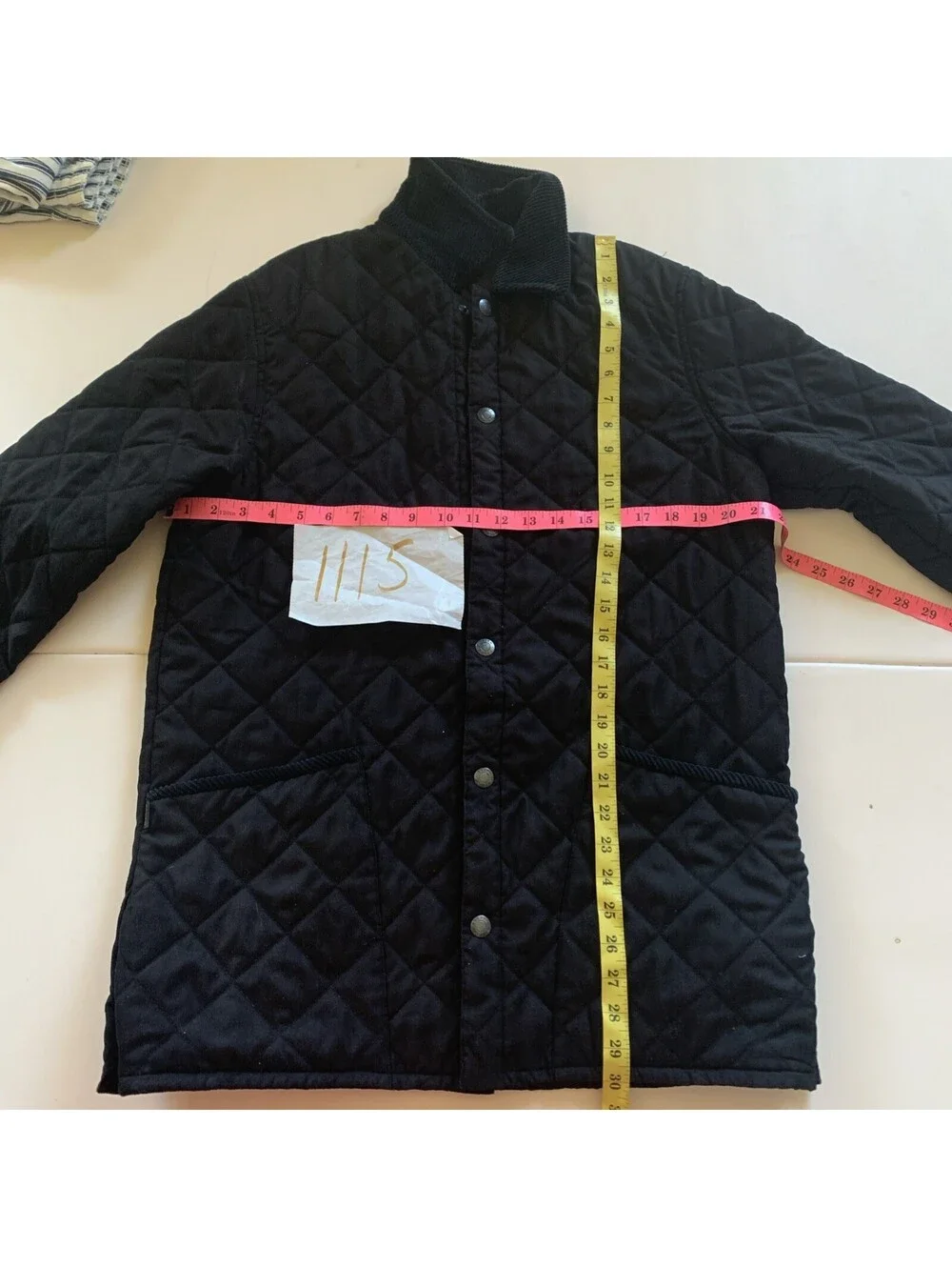 Ralph B Lauren Men’s Quilted Coat Jacket Sz Xs